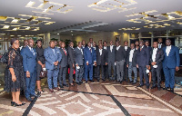 President  Akufo-Addo and his legal team