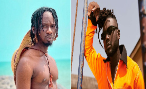 Mr Eazi [L]; Pappy Kojo [R]