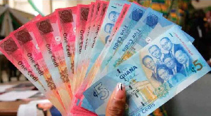 File photo of Ghana cedis notes