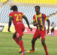 Richard Zuma's spirited performance helped Hearts progress to the final of the Ghalca G8