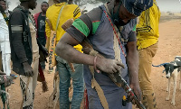 Some of the bandits as captured in the film