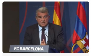 Laporta has previously told the media that Barcelona are on course for profit from the past season