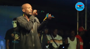 Okomfo Kwadee at S-Concert 2018 at the Trade Fair centre