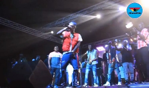 Dancehall artiste, Shatta Wale at the 