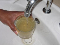 File Photo: Unclean water flowing into a glass