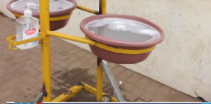 Waste water stored up in bowls by some public institutions