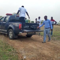 Police conveying bodies