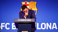 Messi cry during press conference