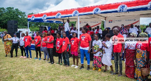 The defectors were welcomed with T-shirts featuring the MP and Presidential Candidate