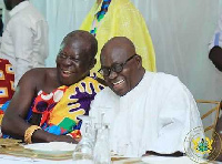 Otumfuo Osei Tutu II and President Nana Addo Dankwa Akufo-Addo