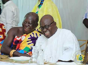 Otumfuo Osei Tutu II and President Nana Addo Dankwa Akufo-Addo