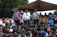 Nana Akufo-Addo addressing a rally at Chiana Paga