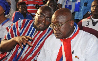 Nana Akufo-Addo (right) with Dr Mahamudu Bawumia