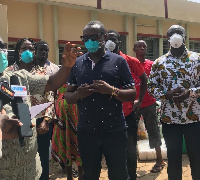 John Boadu led NPP delegation to distribute PPEs to health facilities nationwide