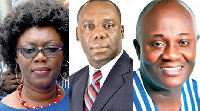 Ursula Owusu-Ekuful, Dr Mathew Opoku-Prempeh and Dan Botwe