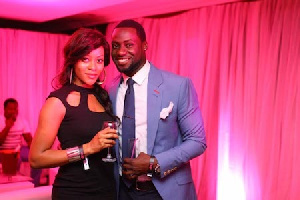 Damilola With Chris Attoh