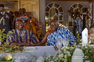 Dr. Mahamudu Bawumia and Otumfuo Osei Tutu II