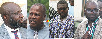 George Afriye, Kurt Okraku, Nana Yaw  Amponsah and Fred Pappoe