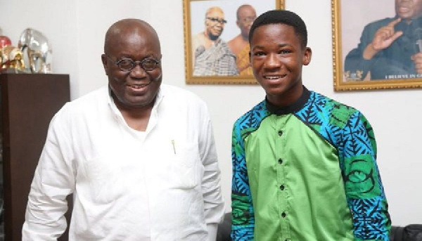 Abraham Attah and Nana Akufo-Addo