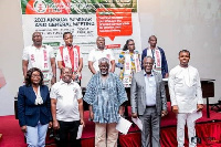 LiSAG leadership in group photograph after annual seminar and general meeting