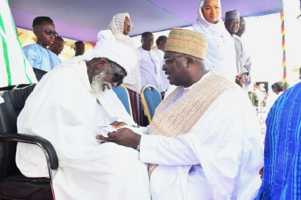 Sheikh Osman Nuhu Sharubutu and Dr. Mahamudu Bawumia