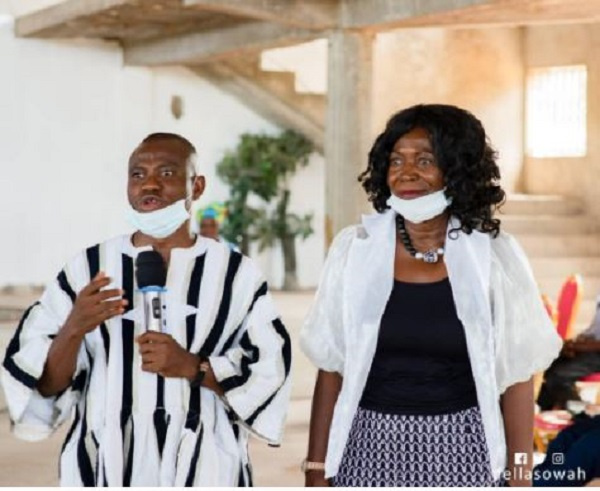 Charles Kwesi Nkansah(L) is the campaign Manager for NDC Kpando Constituency