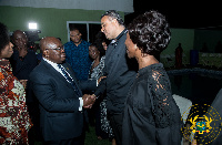 President Akufo-Addo visited the Bishop in his home to commiserate with him