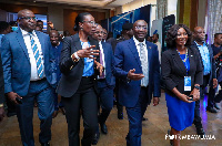 VP Bawumia (second right) at an event in Accra