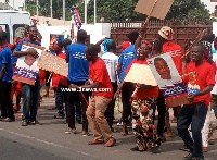 some party members at the NPP office