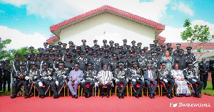 The graduands were appointed into the Senior Officer Corps of the Ghana Police Service