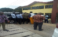 Some of the recruits at the secretariat