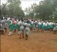 Our Lady of Lourdes Girls' Senior High School students