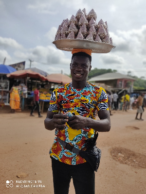 Emmanuel Anointing is selling 'nkyewie' as against going into galamsey