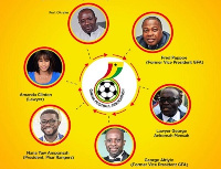 The six presidential aspirants for the 2019 GFA elections