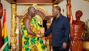 Otumfuo Osei Tutu and Alassane Ouattara