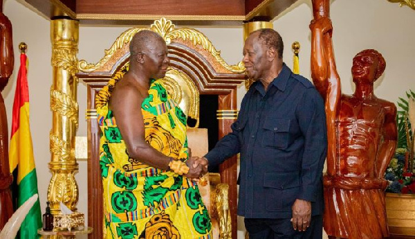 Otumfuo Osei Tutu and Alassane Ouattara