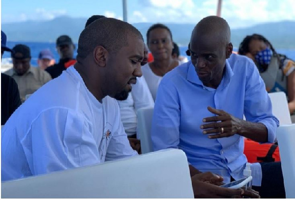 Kanye West said President Jovenel Mo