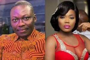 Entertainment pundit, Arnold Asamoah Baidoo and musician, Mzbel