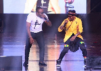 Comedian DKB and Boomgi Man