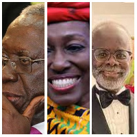 Yaw Osafo-Maafo, Nana Konadu Rawlings and Paa Kwesi Nduom