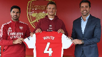 Arsenal don sign England defender Ben White (middle) from Brighton for £50m