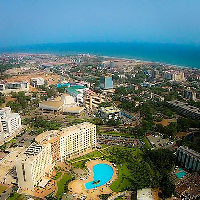 File photo: Aerial view of some parts of the capital