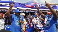 Kwasi Amoako Atta addressing party faithfuls