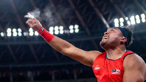 Shot Putter Muhammad Ziyad Zolkefi win gold for di F20 class