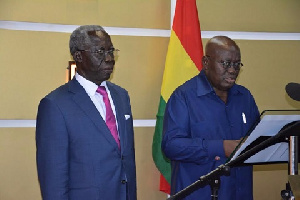 Nana Addo Dankwa Akufo-Addo and Senior Minister Yaw Osafo-Maafo