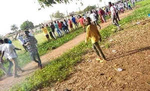 Fans of Mamanafo FC  assaulted match officials over the weekned