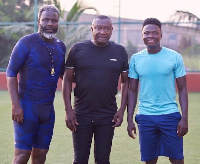 Sammy Kuffuor, Dr. Ernest Ofori Sarpong and Samuel Inkoom