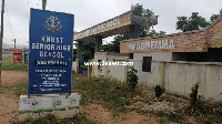 File photo of KNUST SHS signage