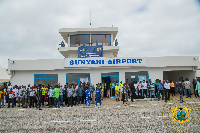 Entrance of the Sunyani Airport