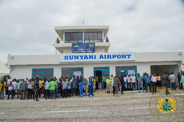 Entrance of the Sunyani Airport